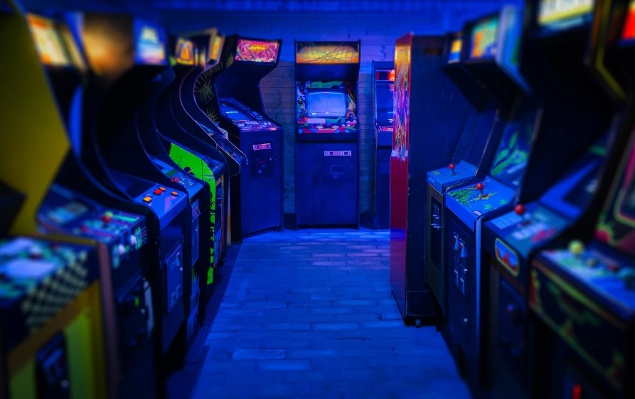 vintage arcade devices
